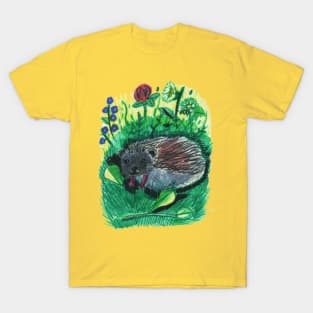 Curious Hedgehog T-Shirt